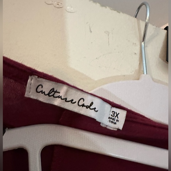 NWOT Surspliced Top Bodysuit (Burgundy) - Picture 3 of 6